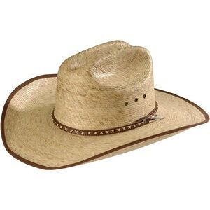 Resistol Classic Genuine Mexican Palm Leaf Woven Cowboy Hat Western Mens Womens
